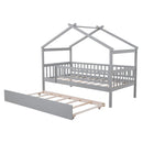 Creativity House Bed With Twin Size Trundle by HouseOfZazla