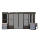 10x12FT All Season Aluminum Sunroom with Detachable Windows by HouseOfZazla