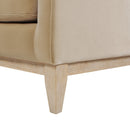 Knox 84' Modern Farmhouse Sofa, Fawn Brown Performance Velvet