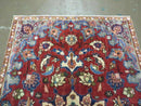 4' X 6' Antique Handmade India Floral Oriental Wool Rug Vegetable Dyes