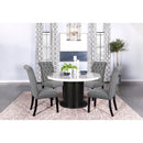Tufted Rolled Backrest Side Chairs (Set of 2) by HouseOfZazla