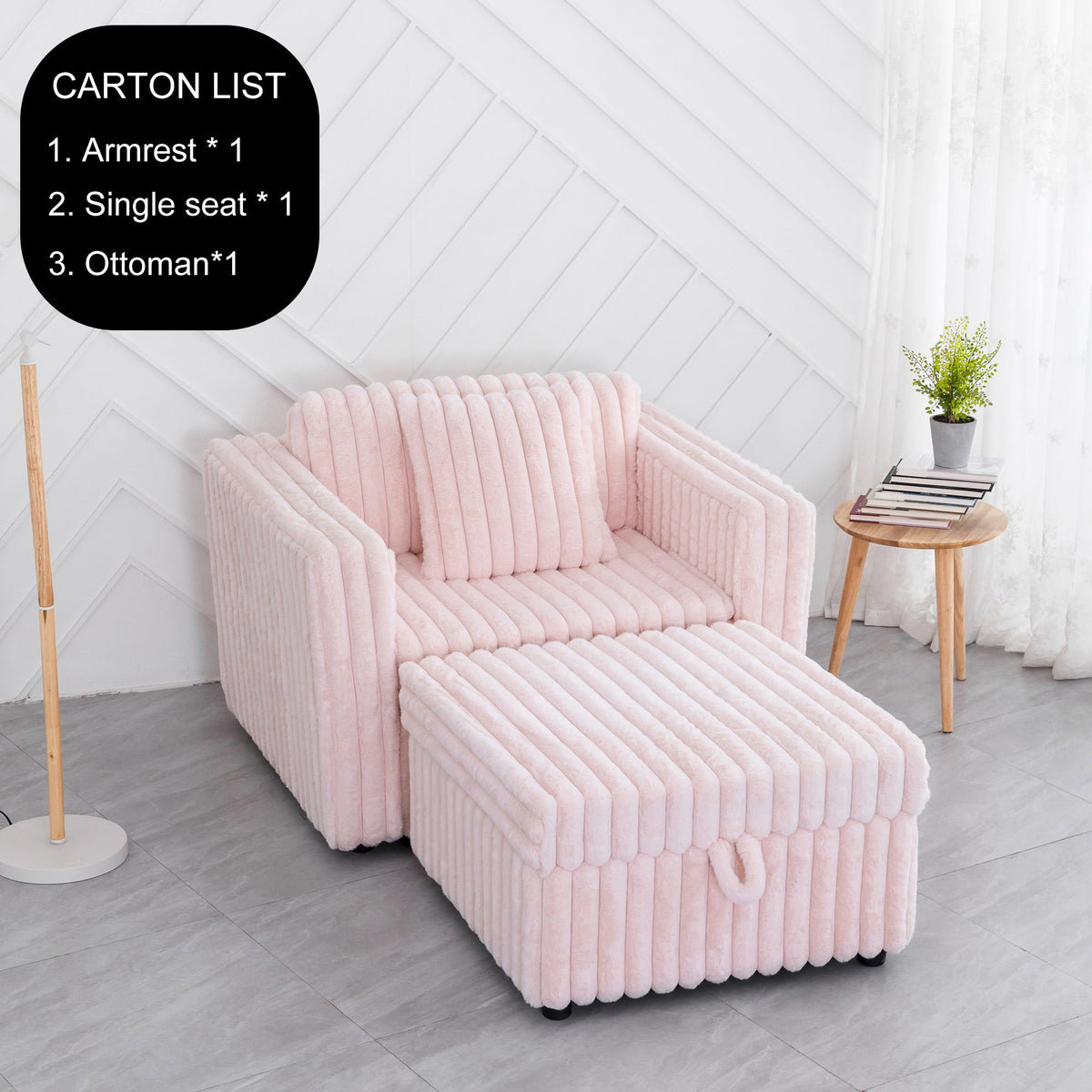 44.9" Soft Modular Sofa Single, photo 2 of 10