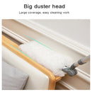 Long Handle Duster With Extension Bar, Home Dust Collector - White by HouseOfZazla