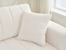 Jessica - Lamb Wool Sectional Sofa With Chaise, Versatile Configuration by HouseOfZazla