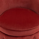 360 Degree Swivel Cuddle Barrel Accent Sofa Chairs, Round Armchairs with Wide Upholstered, Fluffy Velvet Fabric Chair for Living Room, Bedroom, Office, Waiting Rooms