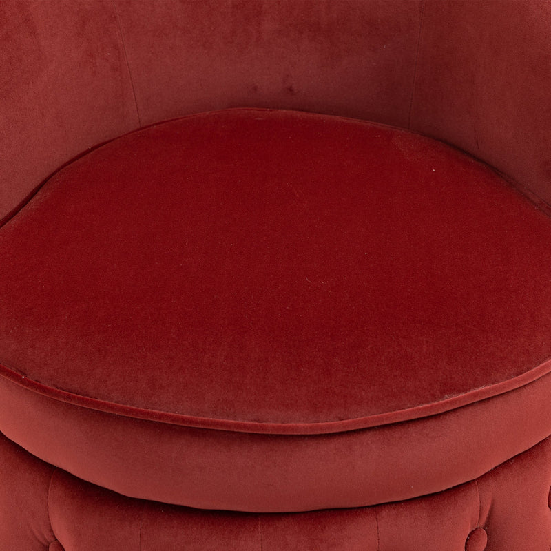 360 Degree Swivel Cuddle Barrel Accent Sofa Chairs, Round Armchairs with Wide Upholstered, Fluffy Velvet Fabric Chair for Living Room, Bedroom, Office, Waiting Rooms