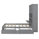 Platform Bed With USB, Storage Headboard & Drawers by Unique Piece Furniture