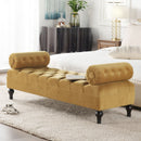 Lewis Bolster - Arm Entryway Bench by HouseOfZazla