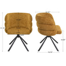 270 Degree Swivel Upholstered Desk Chairs (Set of 2) by Unique Piece Furniture