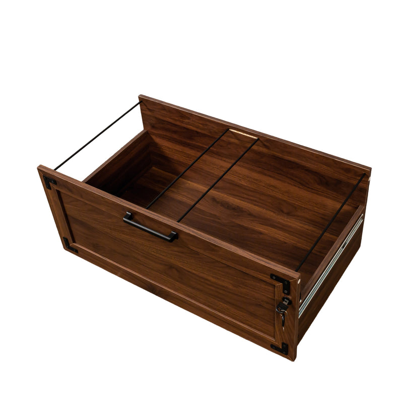 2 Drawer Farmhouse File Cabinet,Filing Cabinet with Lock for Home Office