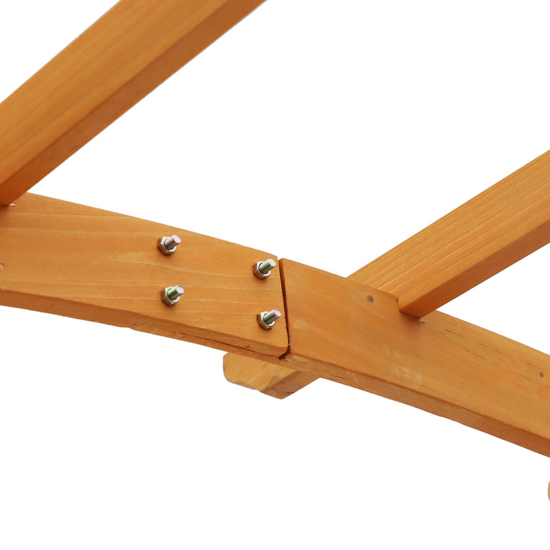 90in Wood Garden Arbor Arch with Trellis Wall for Climbing & Hanging Plants, Decor for Party, Weddings, Birthdays & Backyards