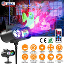 LED Projector Light with 12 Patterns & Remote Control
