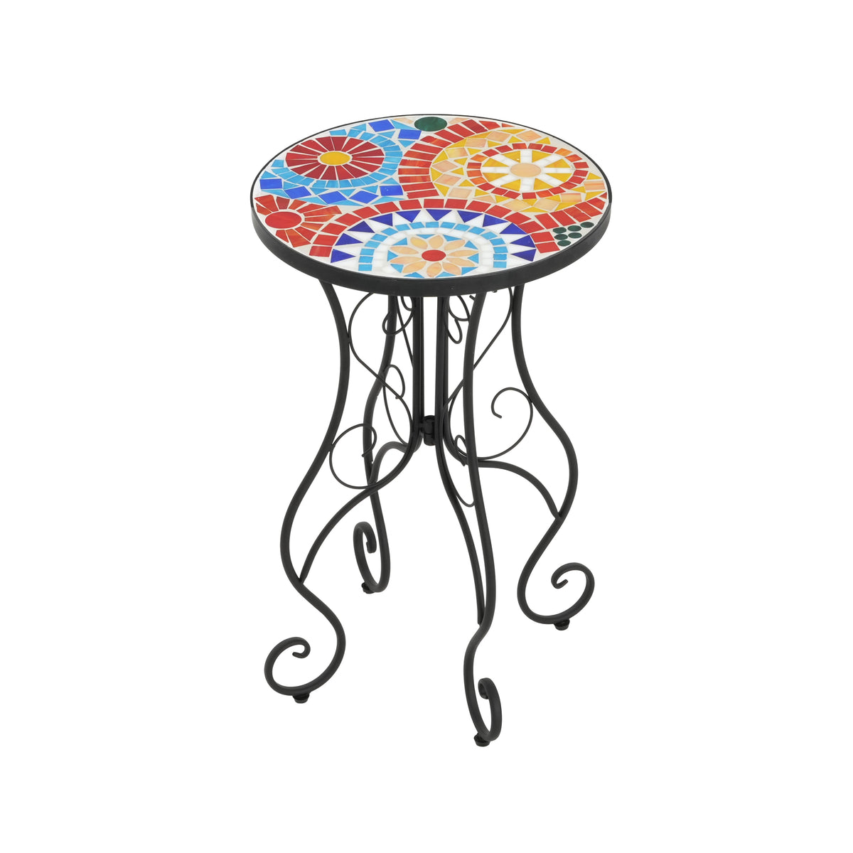 Outdoor Side Table, Colorful+Black, photo 3 of 10