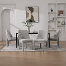 Wide Minimalist Dining Chair by Unique Piece Furniture