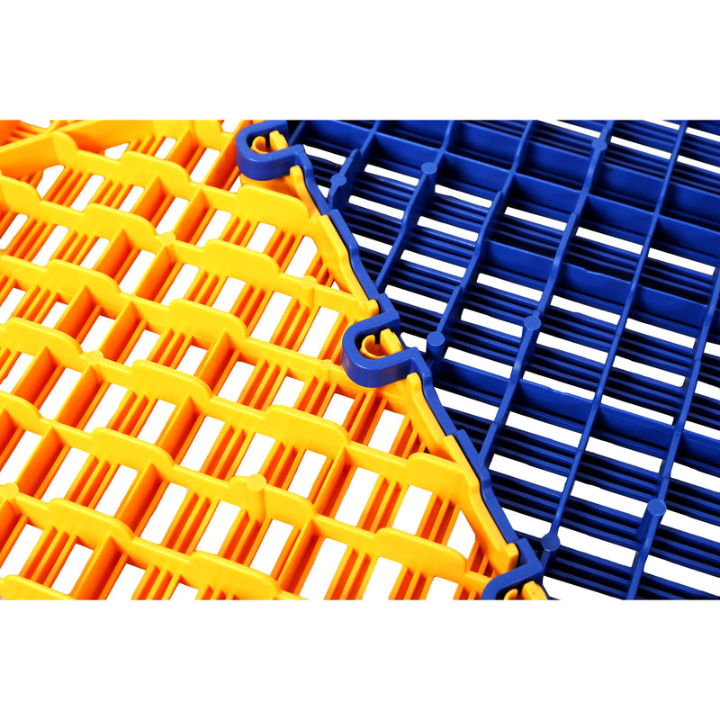Interlocking Plastic Garage Floor Tiles, 15.6-Inch, Set of 25, Blue, photo 8 of 10