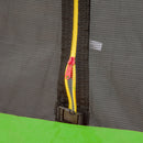 14Ft Trampoline With Basketball Hoop Inflator And Ladder (Inner Safety Enclosure) - Green by HouseOfZazla