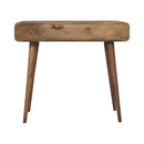 Curved Writing Desk - Oak by HouseOfZazla