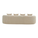 Modular L-Shape Sectional Sofa With Curved Chaise by HouseOfZazla