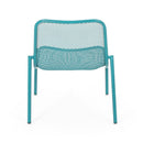 Kincaid Outdoor 3-Piece Conversation Set with Iron Frame - Teal by HouseOfZazla