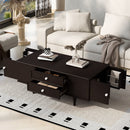 Modern Rectangle Coffee Table With Four Drawers by HouseOfZazla