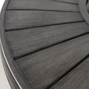 Propane Outdoor Fire Pit Table - Gray by HouseOfZazla