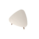 Utopia - Triangle End Table - Off White by HouseOfZazla