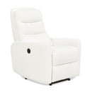 Bloomy - High Back Power Recliner Motion Chair - Chiffon White by Unique Piece Furniture
