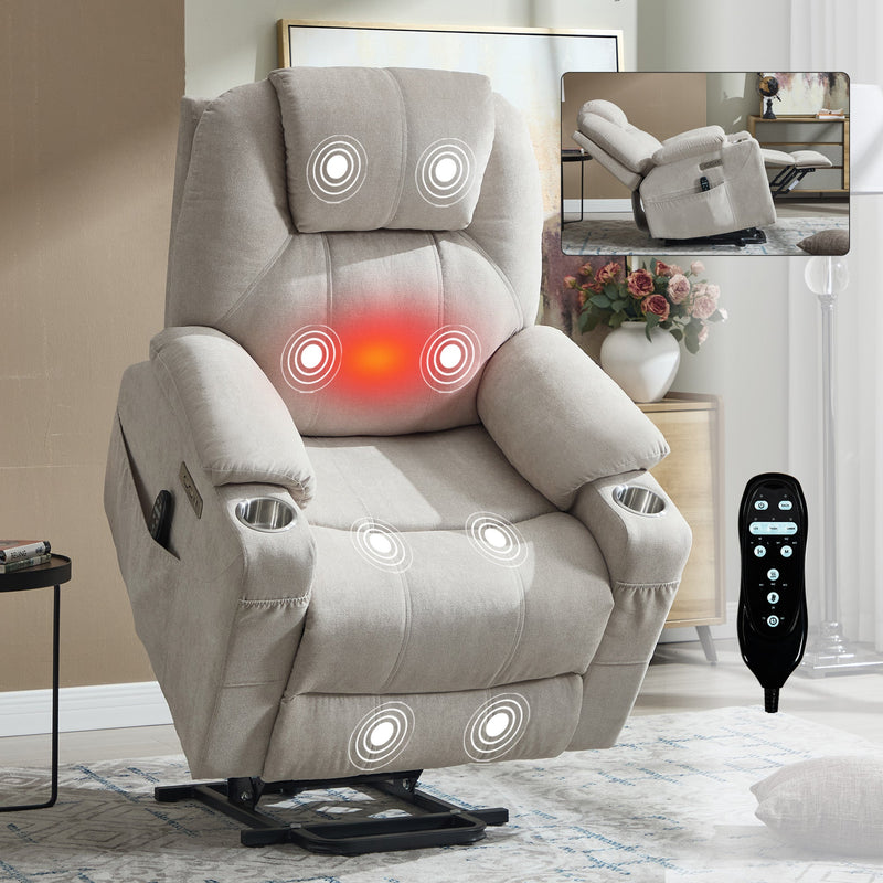 Premium Power Lift Recliner Chair with Massage Functionality, photo 2 of 10