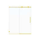 Frameless, Single Sliding Soft Close Shower Doors, 5/16" Sgcc Tempered Glass by HouseOfZazla