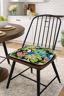 Outdoor Patio Chair Cushions, Water-Repellent U-Shape, Set of 4 - Rich Forest by HouseOfZazla