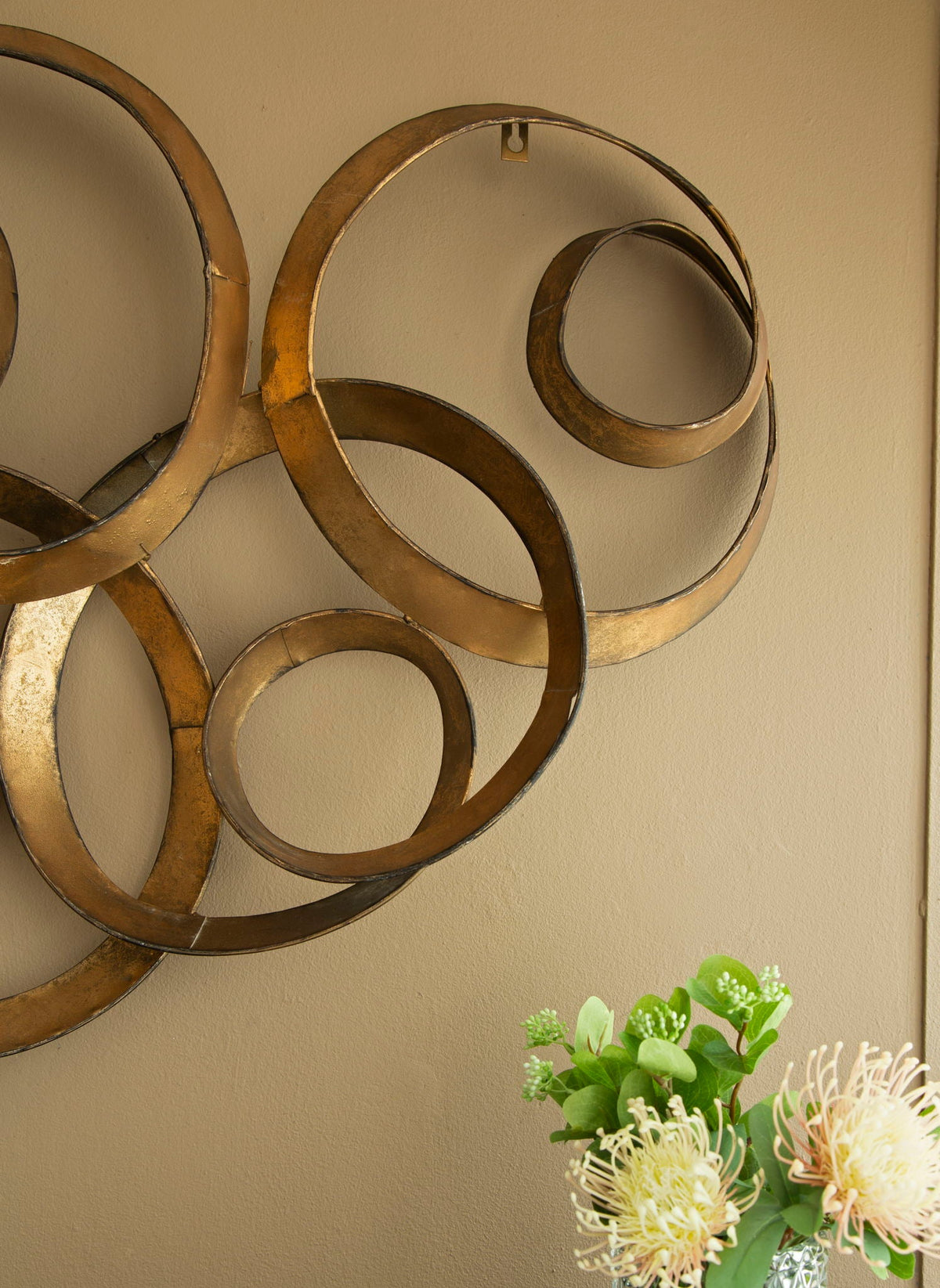 SerethaLeaf Wall Decor - Gold, photo 9 of 12