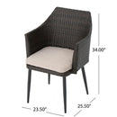 Kenneth Outdoor Dining Chair Set of 2 by HouseOfZazla