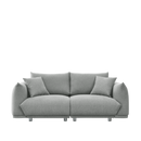 78.8" Modern Couch for Living Room Sofa,Solid Wood Frame and Stable Metal Legs, 2 Pillows, Sofa Furniture for Apartment