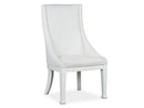 Kingston - Upholstered Host Chair (Set of 2) - Whisper White And Cerused Nutmeg