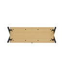 Paloma - Open Hanging Closet With Storage - Light Oak by HouseOfZazla