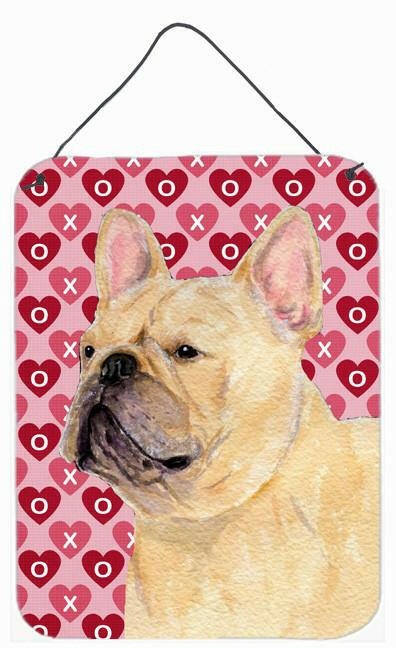 French Bulldog Hearts Love and Valentine's Day Wall or Door Hanging Prints