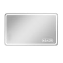 LED Bathroom Mirror Vanity Mirrors With Front Lights Wall Mounted Anti-Fog Frameless Make Up Mirror With Light Copper Free Silver Mirror Horizontal Or Vertical - Silver by HouseOfZazla