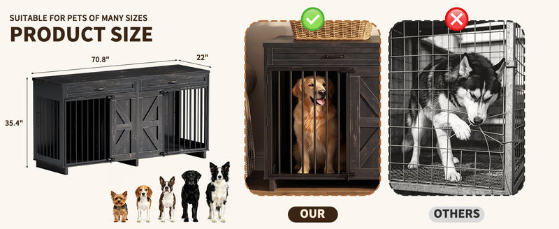 Dog Crate Furniture TV Stand, photo 4 of 10