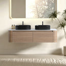 Erba 60 Inch Bathroom Vanity with Sink in Honey