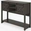 Farmhouse Entryway Table With Sliding Barn Door by HouseOfZazla