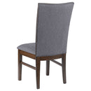 Wawona - Upholstered Dining Side Chair (Set of 2) - Gray by HouseOfZazla