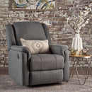 Glider Recliner With Swivel, Manual Reclining Chair by HouseOfZazla