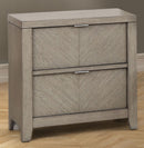 2 Drawer Nightstand - Light Gray by HouseOfZazla