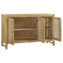 Ashton - 3 Door Accent Cabinet - Natural by HouseOfZazla