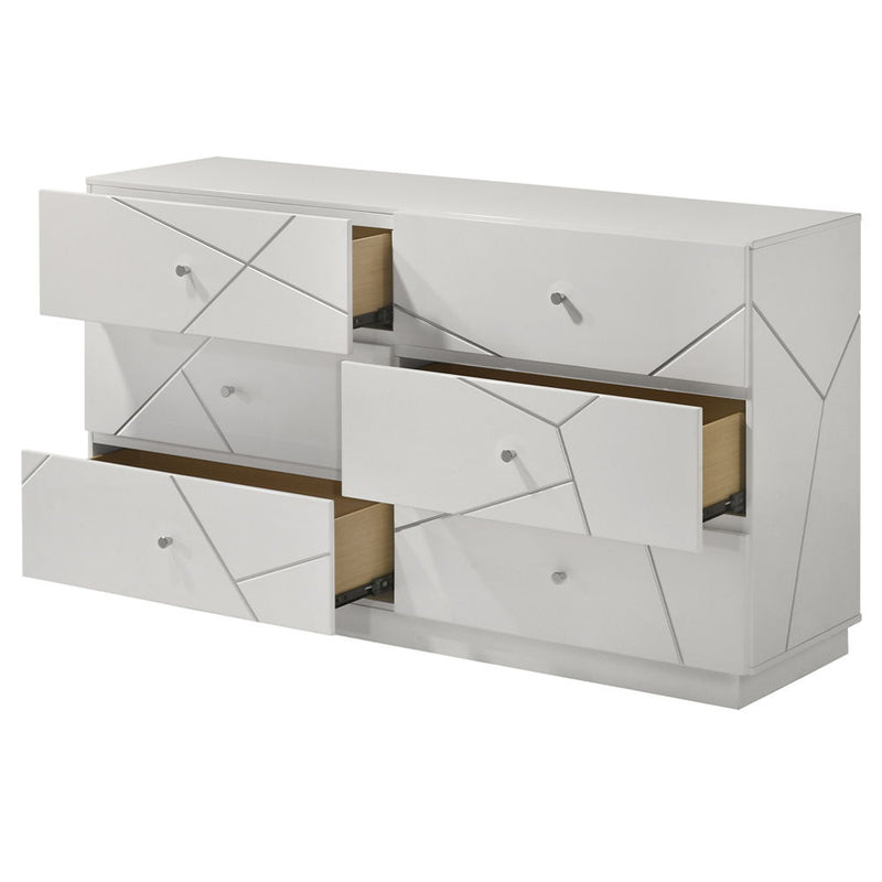 Esther - Dresser - White / Silver, photo 6 of 7