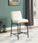 Lahni - 17" Boucle Fabric Counter Height Chair by HouseOfZazla