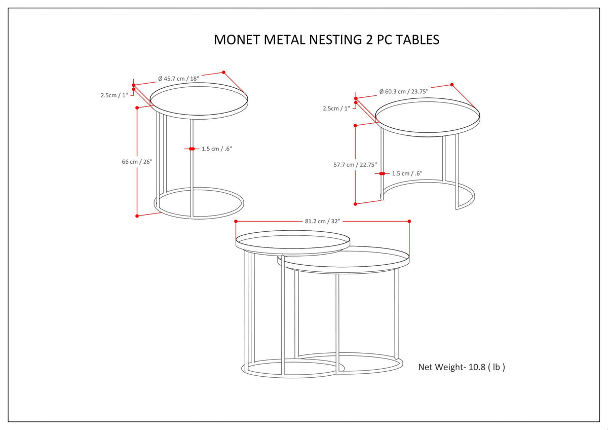 Monet - Metal Table, photo 16 of 19