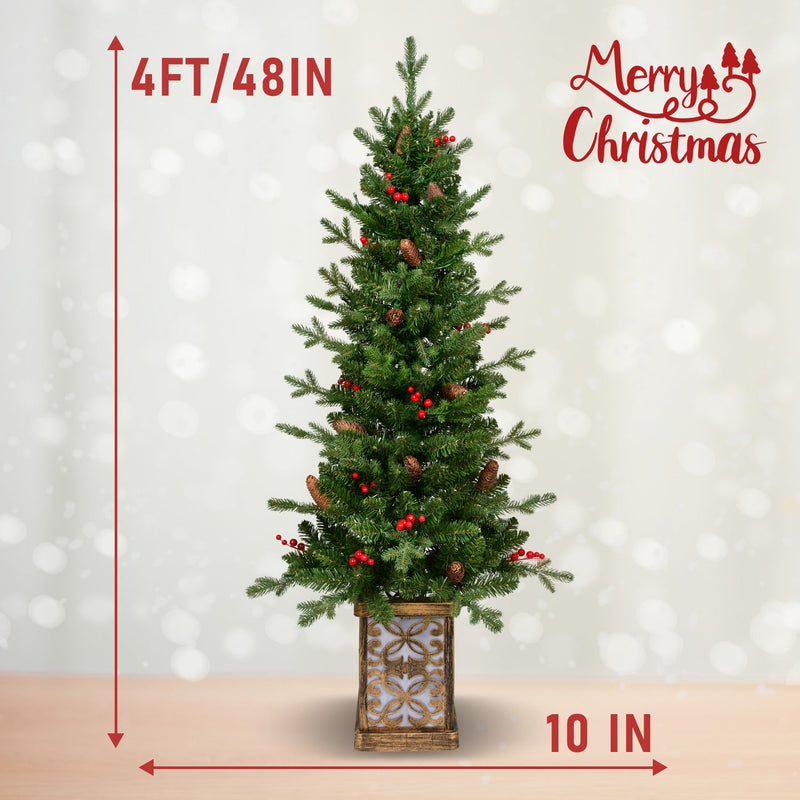 4FT Pre-Lit Christmas Tree, photo 5 of 10
