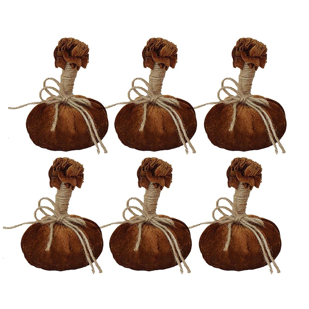 Pumpkin Ornament For Holiday Harvest Festival Fall Festival & Thanksgiving (Set of 6), photo 2 of 15