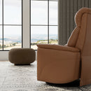 Bentley - Swivel Glider Recliner With Manual Adjustable Headrest & Footrest
